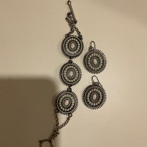 Lucky brand bracelet and earrings
